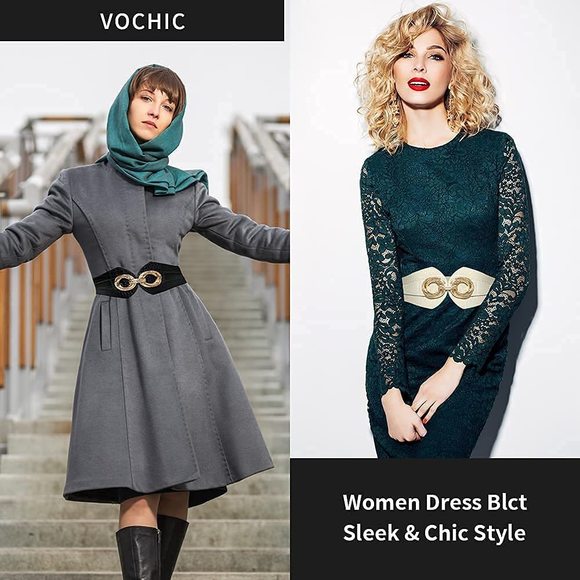 Wide Elastic Waist Belts For Women Fashion Cinch Belts For Dresses Jeans🖤 - Picture 7 of 7